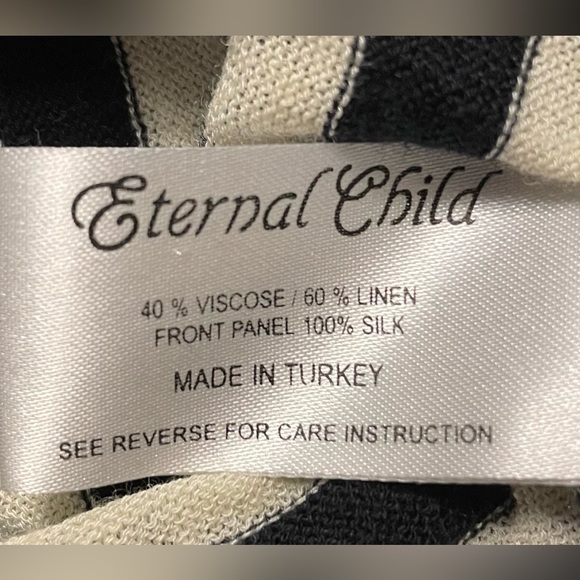 Eternal Child Sleeveless Mixed Pattern and Fabric Dress - Picture 9 of 9